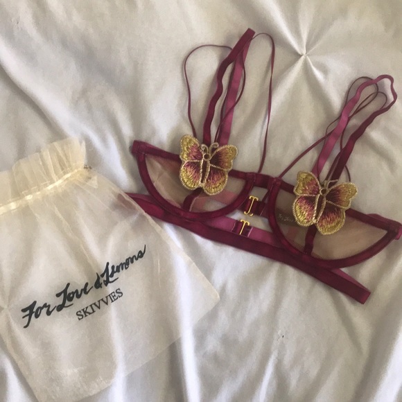 For Love And Lemons Other - For love and lemons papillon bra